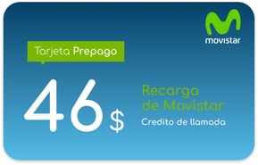 Recharge Movistar Salvador 46 USD