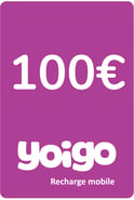 Recharge Yoigo Espagne 100,00 €