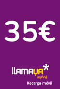 Top up Llamaya Spain €35.00