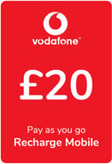 Recarga Vodafone el Reino Unido 20,00 GBP