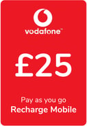 Recarga Vodafone el Reino Unido 25,00 GBP