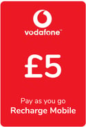Recarga Vodafone el Reino Unido 5,00 GBP