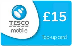 Recharge Tesco Mobile Royaume-Uni 15,00 £GB