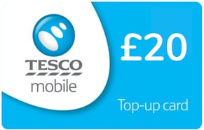 Recarga Tesco Mobile el Reino Unido 20,00 GBP