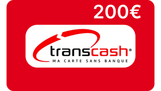 Transcash top up 200€