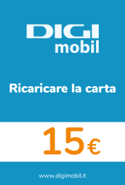 Ricarica Digi Mobil Italia 15,00 €