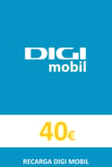 Recarga DigiMobil España 40,00 €
