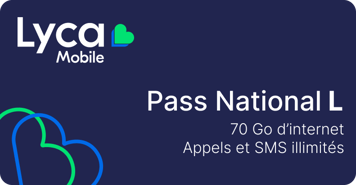 National pass L PLUS 70 Go Lycamobile