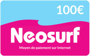 Ricarica Carta prepagata  Neosurf Francia 100,00 €