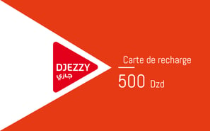 Recharge Djezzy Algérie 500,00 DZD