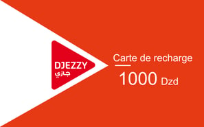 Recharge Djezzy Algérie 1 000,00 DZD