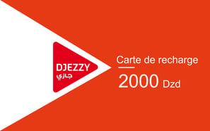 Recharge Djezzy Algérie 2 000,00 DZD