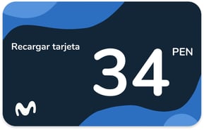 Recharge Movistar Pérou 34 PEN