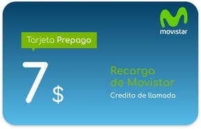 Recharge Movistar Salvador 7 USD