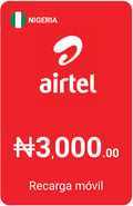 Recharge Internet Airtel Nigéria 10 Go