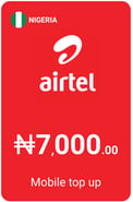 Top up Airtel Nigeria NGN 7,000.00