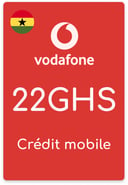 Recharge Vodafone Ghana 22 GHS