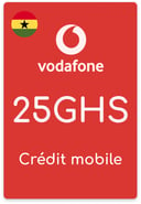 Recharge Vodafone Ghana 25 GHS