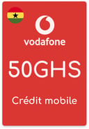 Recharge Vodafone Ghana 50 GHS