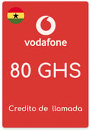 Recarga Vodafone Ghana 80 GHS