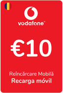 Recarga Vodafone Rumanía 10,00 €