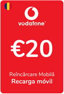 Recarga Vodafone Rumanía 20,00 €
