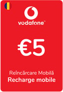 Ricarica  Vodafone Romania 5,00 €