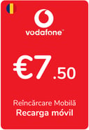 Recarga Vodafone Rumanía 7,50 €