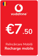 Ricarica  Vodafone Romania 7,50 €