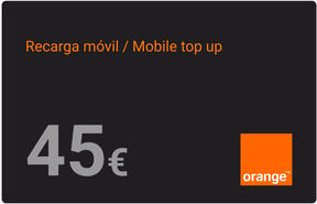 Recharge mobile Orange 45€