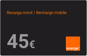 Recharge mobile Orange 45€
