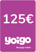 Recarga Yoigo España 125,00 €
