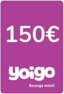 Recarga Yoigo España 150,00 €