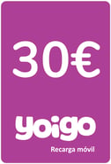 Recarga Yoigo España 30,00 €