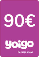 Recarga Yoigo España 90,00 €