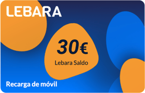 Recarga Lebara Mobile España 30,00 €