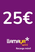 Ricarica  Llamaya Spagna 25,00 €