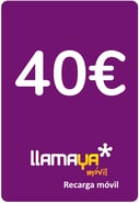 Recharge Llamaya Espagne 40,00 €