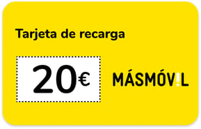 Recarga Mas Móvil España 20€