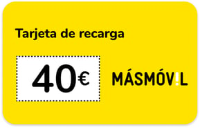 Recharge Mas Móvil Espagne 40€