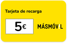 Recharge Mas Móvil Espagne 5€