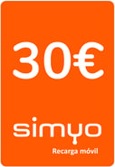 Top up Simyo Spain €30.00