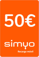 Recarga Simyo España 50,00 €