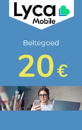 Top up Lycamobile Netherlands €20.00
