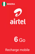 Recharge Internet Airtel Nigéria 6 Go