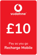 Ricarica  Vodafone Regno Unito 10,00 £