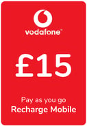 Ricarica  Vodafone Regno Unito 15,00 £