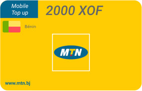 Recharge MTN Bénin 2000 XOF