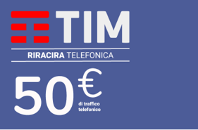 Top up TIM Italy €50.00