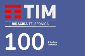 Recharge TIM Italie 100,00 €